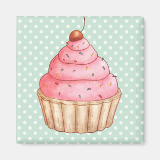 Cupcakes Cakes Konditorei Magnet