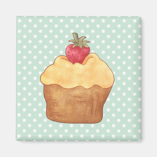 Cupcakes Cakes Konditorei Magnet (Vorne)