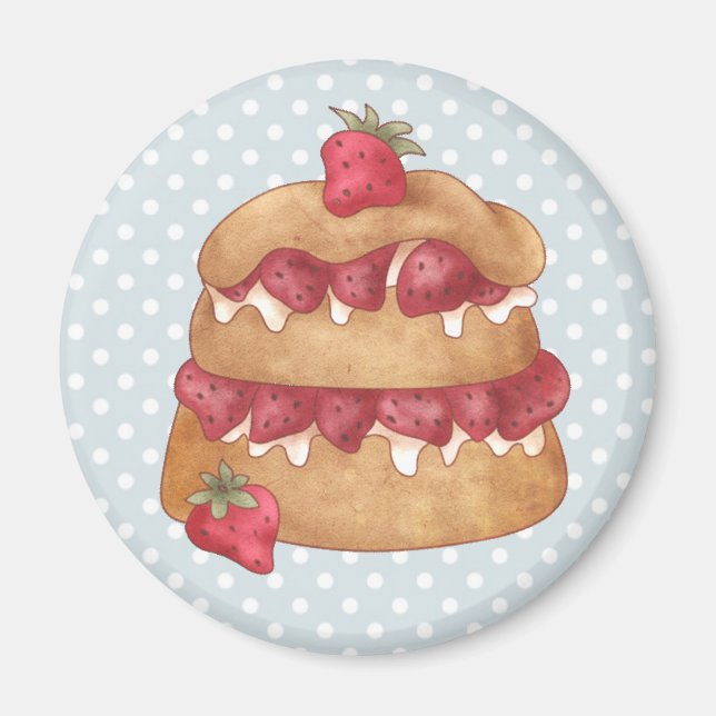 Cupcakes Cakes Konditorei Magnet (Vorne)