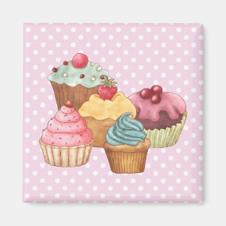 Cupcakes Cakes Konditorei Magnet