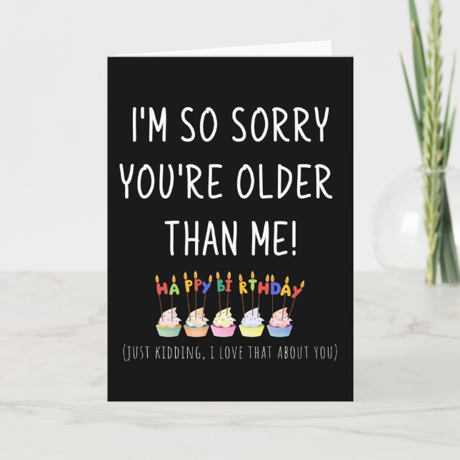 Cupcakes/Candles Hungerfestungen Karte (Vorderseite)