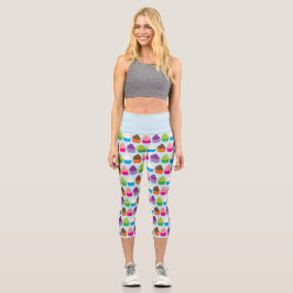 Cupcakes - Capri Leggings