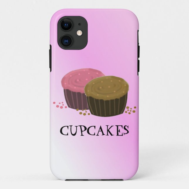 Cupcakes Case-Mate iPhone Hülle (Rückseite)