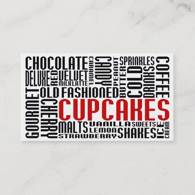 Cupcakes (Chit-Chat) Treuekarte (Vorderseite)