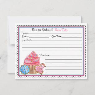 Cupcakes & Cookies Baking Cuisine Recette Cartes