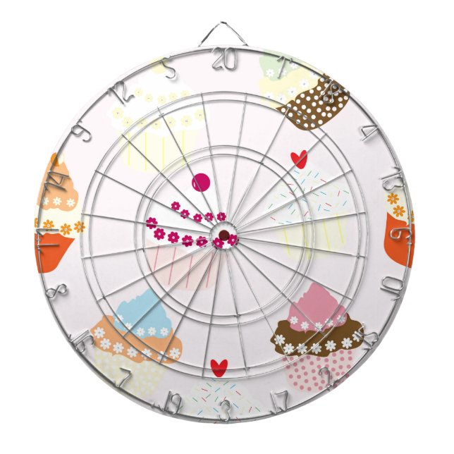 Cupcakes Dartscheibe (vorne)