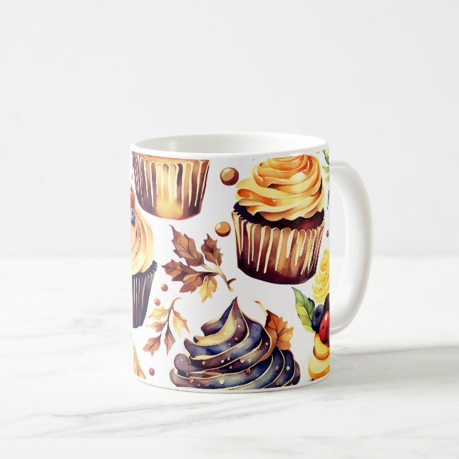 Cupcakes Dessert Heaven Kaffeetasse (VorderseiteRechts)