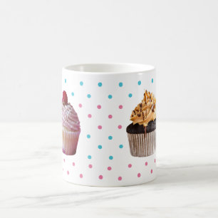 Cupcakes et Mug classique pois