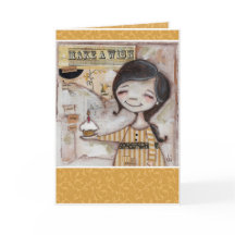 Cupcakes et Voeux - Carte d'anniversaire