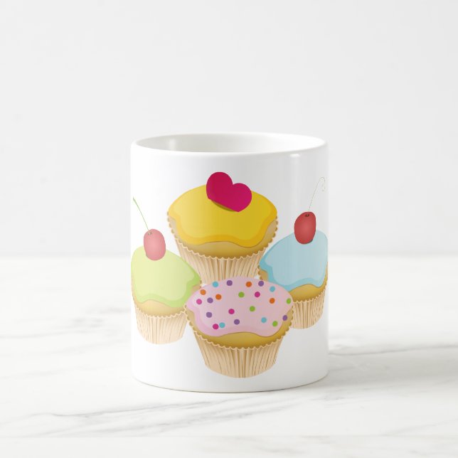 Cupcakes Kaffeetasse (Mittel)