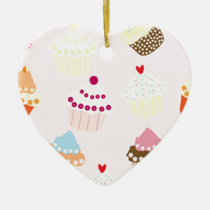 Cupcakes Keramik Ornament