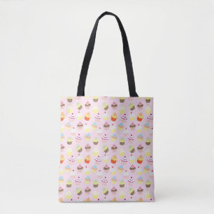 Cupcakes Motif Pastel Pink Cute Sac fourre-tout