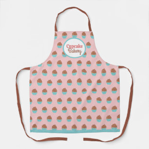 Cupcakes-Muster Pink Schürze