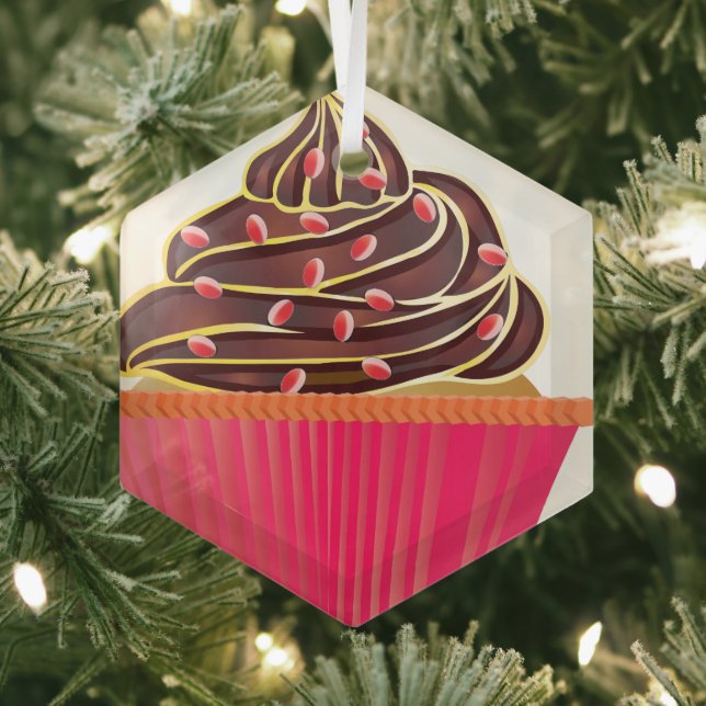 Cupcakes Ornament Aus Glas (Insitu)