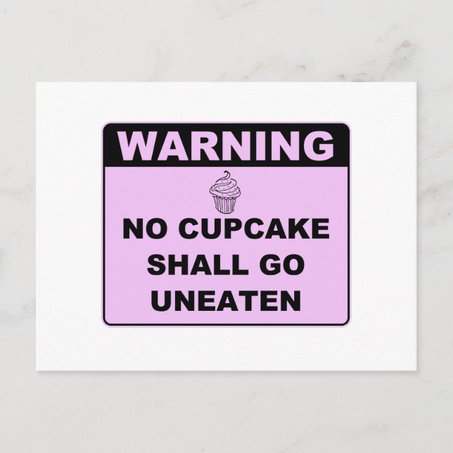 Cupcakes! Postkarte (Vorderseite)