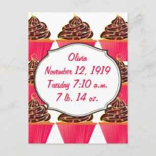 Cupcakes Postkarte