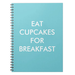 CUPCAKES POUR LE PETIT DÉJEUNER Carnet