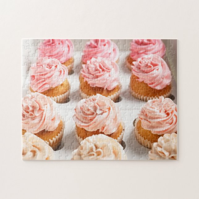 Cupcakes Puzzle - Rose (Horizontal)