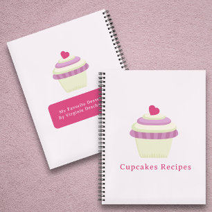 Cupcakes Rezepte Notebook Notizbuch