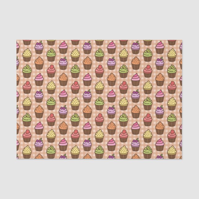 Cupcakes Seidenpapier (Vorderseite)