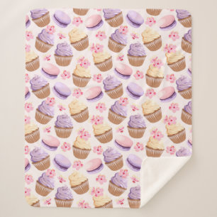 Cupcakes Sherpa Blanket Sherpadecke