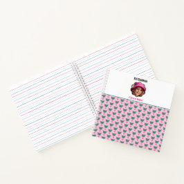 Cupcakes Skaliert benutzerdefinierten Namen für Fo Notizbuch