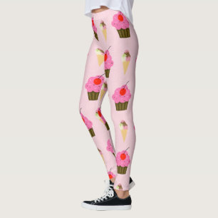 Cupcakes und Eiscreme Leggings