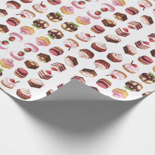 Cupcakes und süße Leckereien Geschenkpapier
