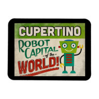Cupertino Kalifornien Roboter - Lustig Vintage