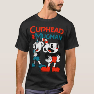 Cuphead _amp_ Mugman - Kopf T-Shirt