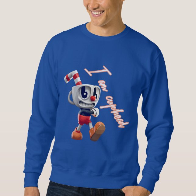 Cuphead's animierte Reise Sweatshirt (Vorderseite)