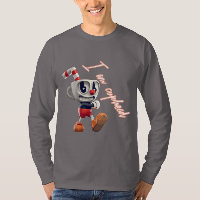 Cuphead's animierte Reise T-Shirt (Vorderseite)