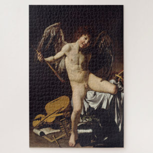 Cupid als Victor (Amor Vincit Omnia) von Caravaggi