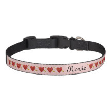 Cupid Arrow-Herz-Muster-Hundehalsband