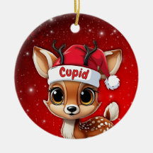 Cupid Baby Deer, Fawn, Doe, Reindeer🦌 🎄