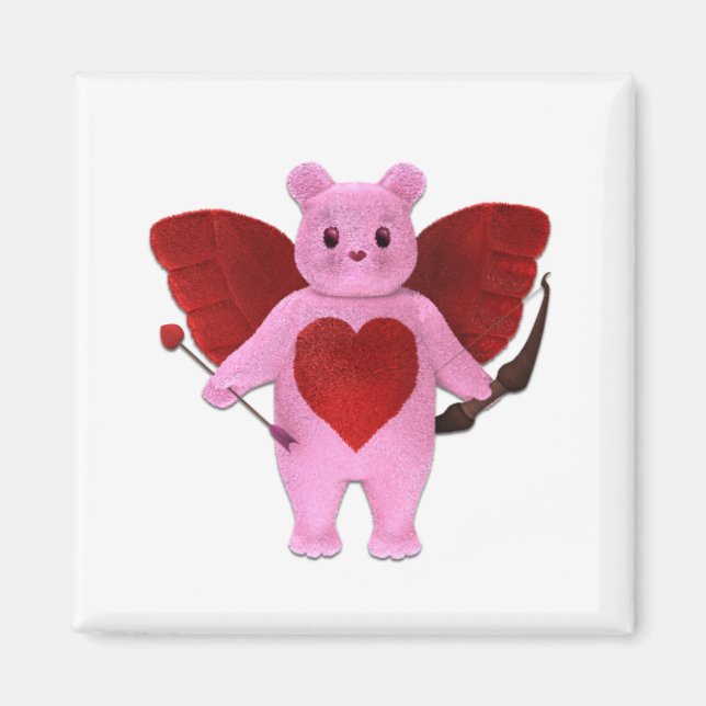 Cupid Bear Magnet (Vorne)