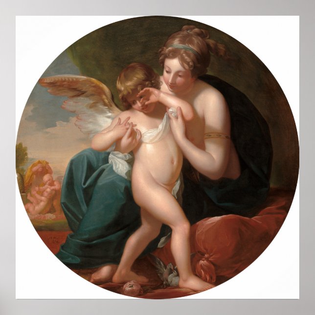 Cupid - Benjamin West Fine Art Poster (Vorne)