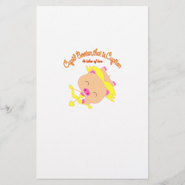 Cupid Bootan Briefpapier (Vorderseite)