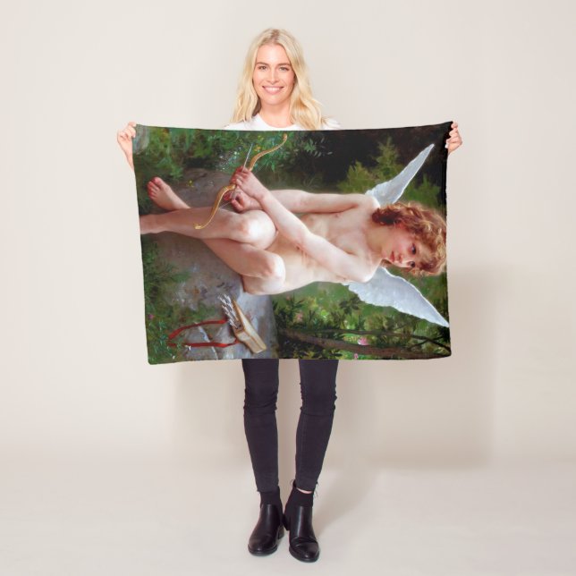 Cupid, Bouguereau Fleecedecke (Beispiel)