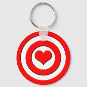 Cupid-Bullseye Schlüsselanhänger