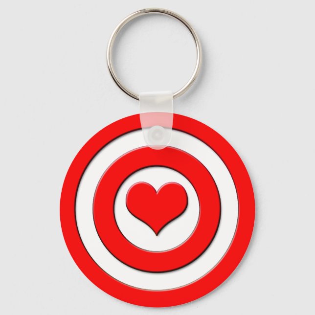 Cupid-Bullseye Schlüsselanhänger (Vorderseite)
