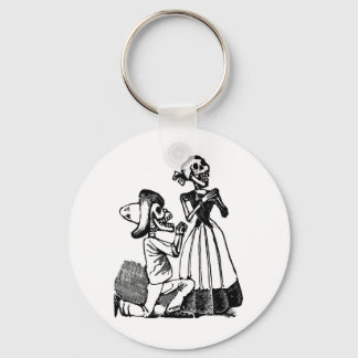 Cupid Calavera, Skeleton Lovers c. 20. Schlüsselanhänger