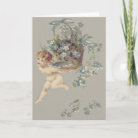 Cupid Cherub Angel Vergessen-Me-Nicht