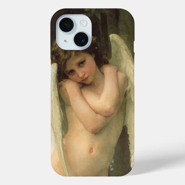 Cupid (Cupidon) Angel Portrait von Bouguereau Case-Mate iPhone Hülle (Rückseite)