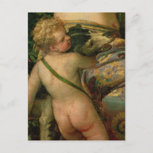 Cupid, Detail aus Venus und Adonis, 1580 Postkarte