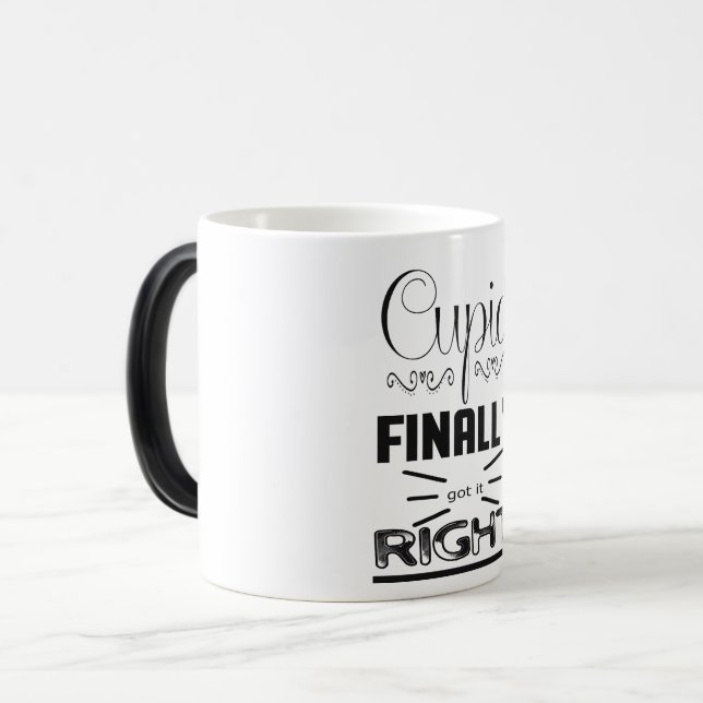 Cupid Finally Verwandlungstasse (Vorderseite Links)