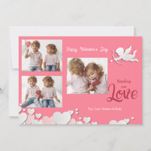 Cupid-Foto-Valentinstagskarte Feiertagskarte