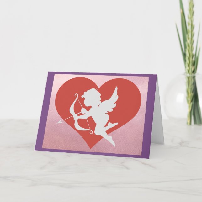 Cupid Grußkarte Karte (Vorderseite)