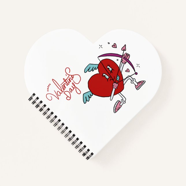 CUPID HEART NOTIZBUCH (Vorderseite)