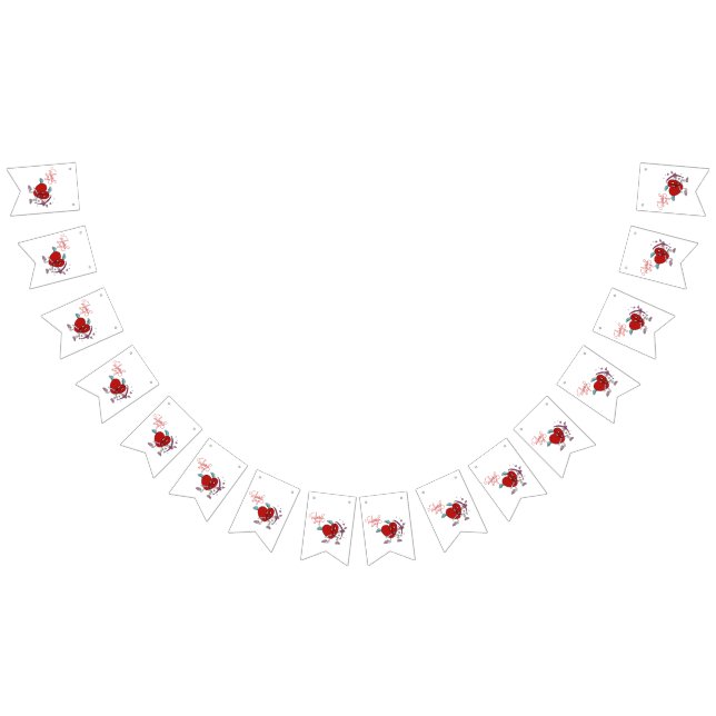 CUPID HEART WIMPELKETTE (Alle)